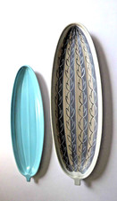 2 x Poole Pottery Freeform
