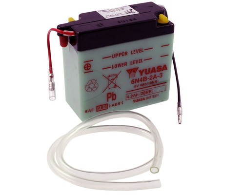 Battery yuasa 4ah - battery, 6v