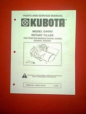 KUBOTA TRACTOR ROTARY TILLER