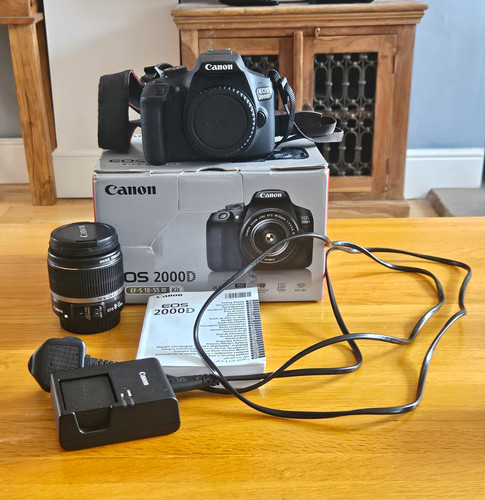 Canon eos 2000d 1mp dslr - 24.1mp, +