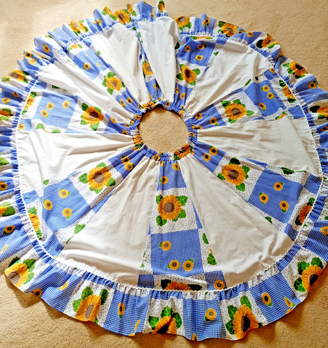 Large skirt sunflower - skirt,