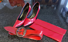 Vintage 1950/60's red patent
