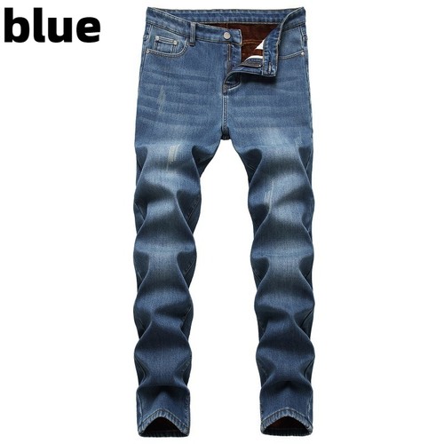 Mens winter fleece lined - lined, jeans
