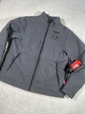 Milwaukee Heated Gear Axis Womens Sz M M12 Jacket Gray Battery Included Utility