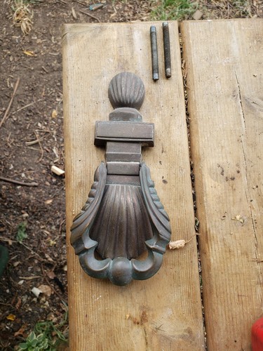 Vintage solid brass front door - vintage,