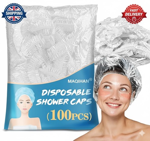 100 disposable shower caps - disposable,
