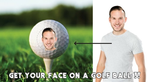 Personalised golf ball with