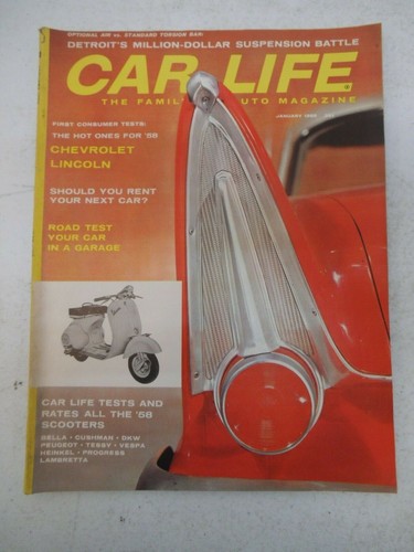 Car life magazine - car, 1958