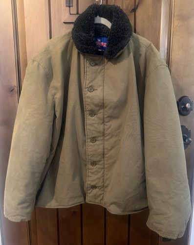 Vtg deck jacket spiewak golden - jacket,