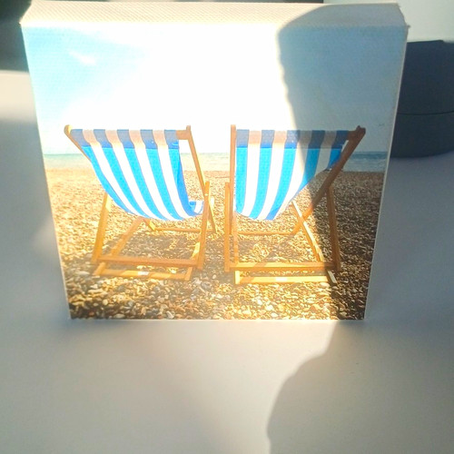 Framed beach seaside art - framed,