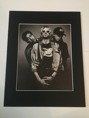 Nirvana 1993 mounted picture - mounted,