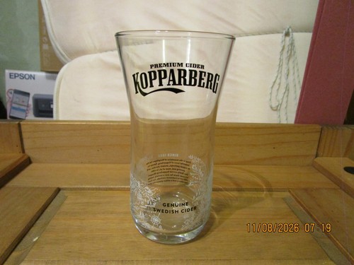 Kopparberg clear glass - kopparberg, size