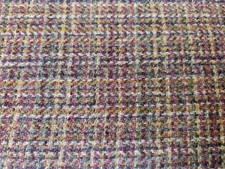 Pink Purple Check Harris Tweed