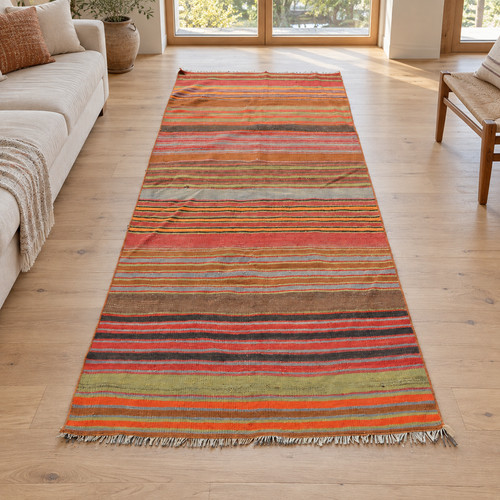 Anatolian kilim striped - 3.8, x