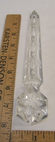 Vintage czech cut - cut, glass