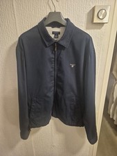 Gant Wincheater Mens Zip Up Jacket Size XL Navy Blue In Lovely Condition