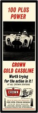 Crown Gold Gasoline Marquee