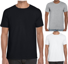 PACK OF 1,3,5,10 Mens Plain T shirts PREMIUM 100% Cotton Crew Neck Top Casual