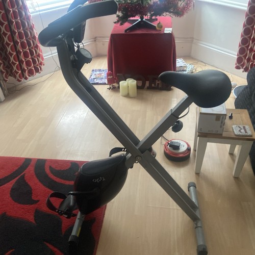 Opti folding exercise bike - folding,