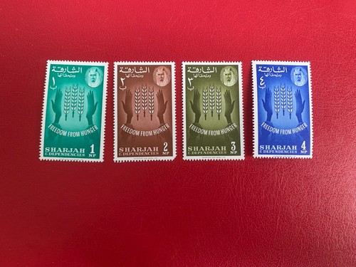 Sharjah uae 1963 mnh freedom - sharjah,