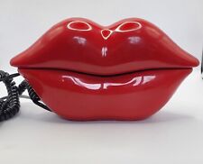 Red Hot Lips Telephone : Model 109 - Corded  80's Pop Art - Mybelle - Tested