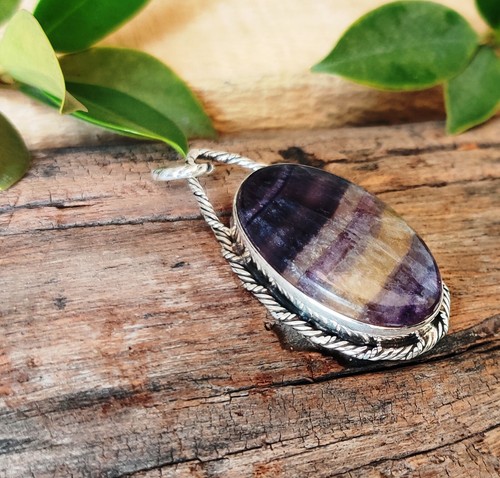 Real ametrine gemstone pendant - real,