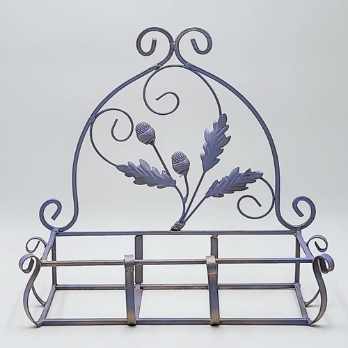 Vintage wrought iron planter - vintage,