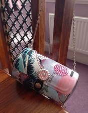 Little Earth Super Flair Designer Metal Handbag. 