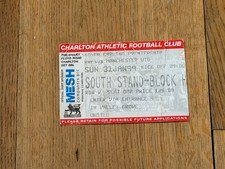 TICKET 1998/99 Charlton v