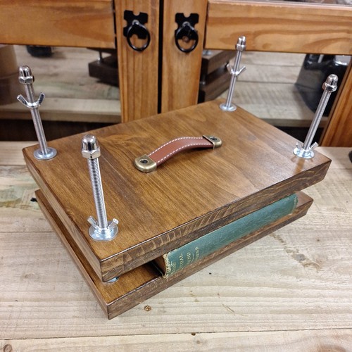 Handmade wooden bookbinding - wooden,