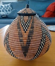 Traditional Zulu Basket With