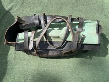 Vintage British Coal Miners, Rare Handmade Leather & Canvas Maintenence Tool Bag