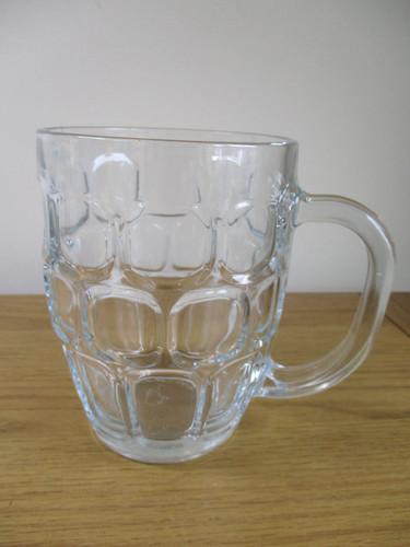 Beer mug dimple pint - glass, jug