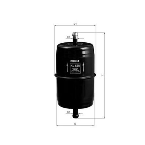 Mahle fuel filter kl558 fits - mahle,