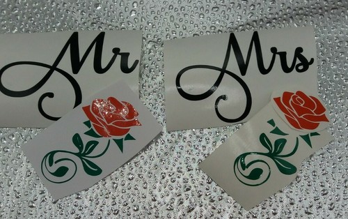 Mrs wedding vinyl decal - ,