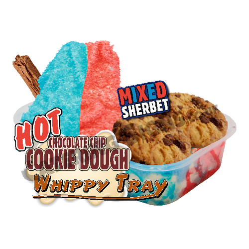 Mixed sherbet hot cookie dough - cookie,