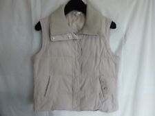 M & Co Ladies Padded Gilet Mink Colour Size L Cood Condition