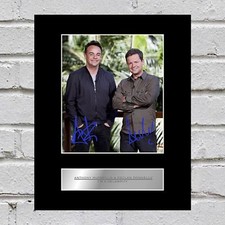 Ant and Dec Signed Mounted