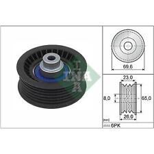 INA 532 0917 10 DEFLECTION/GUIDE PULLEY, V-RIBBED BELT FOR FORD