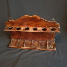 Vintage Wooden Pipe Rack 6