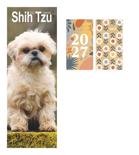 Shih tzu slim calendar 2027 - tzu,