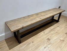 INDUSTRIAL WOODEN BENCH