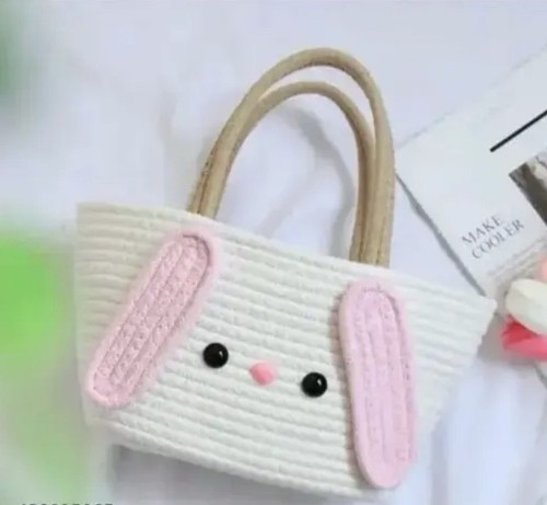 Handmade crochet puppy - crochet, tote