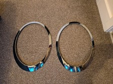 2x Chrome Headlight Trim Ring