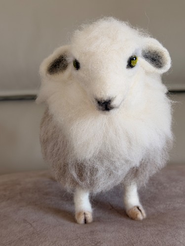 Needle felted herdwick - felted, sheep
