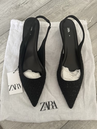 Zara black sequin - zara,