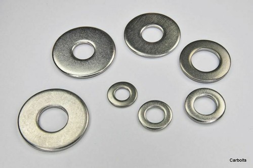 Stainless steel flat washers - stainless,