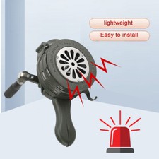 Hand crank siren horn - crank,