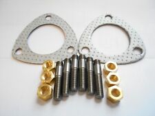 TRIUMPH STAG EXHAUST MANIFOLD TO DOWNPIPE STUDS AND NUTS AND GASKET SET(JPS509K)