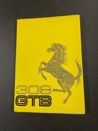 Ferrari 308 gtb - owner's, and
